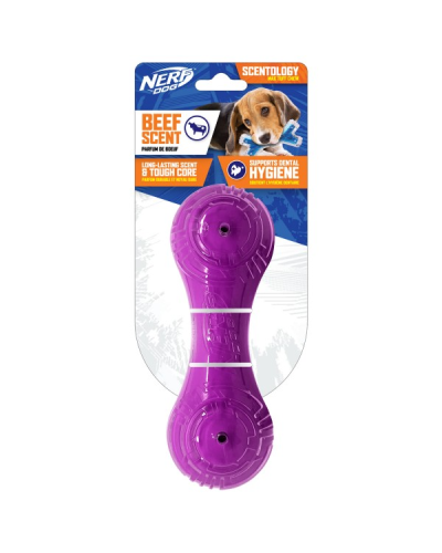 Nerf Scentology Solid Barbell Beef Clear/Purple 17.5cm