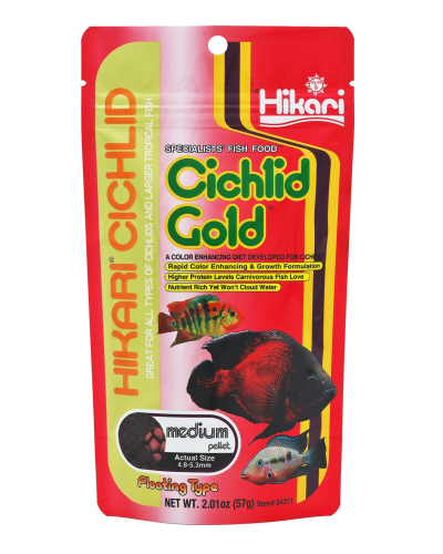 Hikari Cichlid Gold Floating Medium 57g