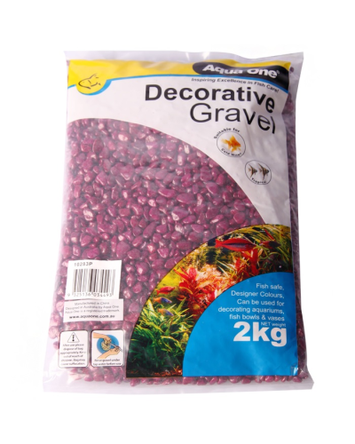 Aqua One Colour Gravel Purple 2kg