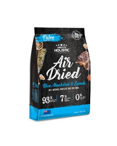 Absolute Holistic Air Dried Dog Food Blue Mackerel & Lamb 1kg