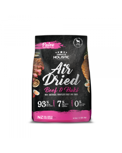 Absolute Holistic Air Dried Dog Food Beef & Hoki 1kg Bag