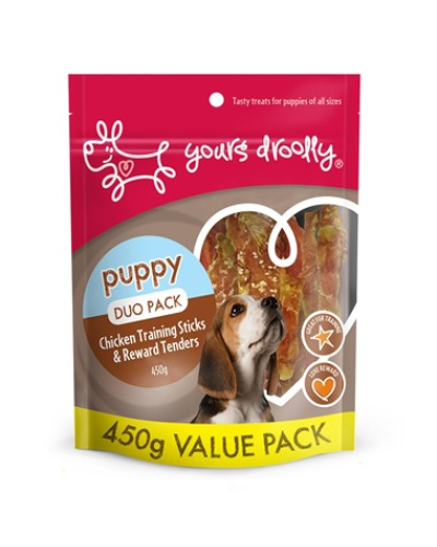 yours droolly Duo Puppy Treats Pack 450g