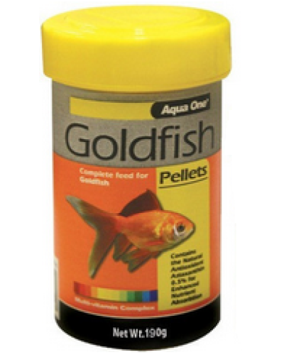 Aqua One Goldfish Pellets 190g