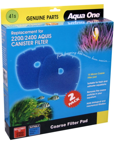 Aqua One Aquis 2200/2400 & Nautilus 2700 Coarse Pad 41s