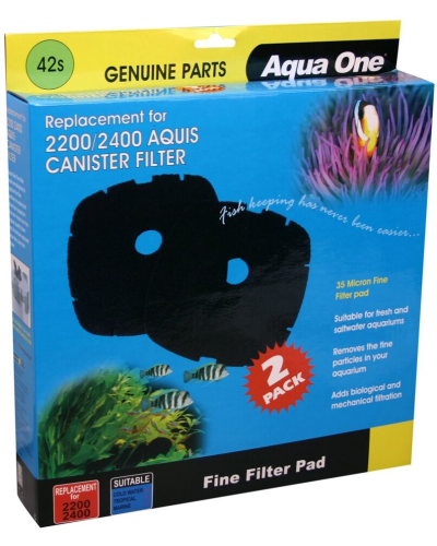 Aqua One Aquis 2200/2400 & Nautilus 2700 Fine Pad 42s