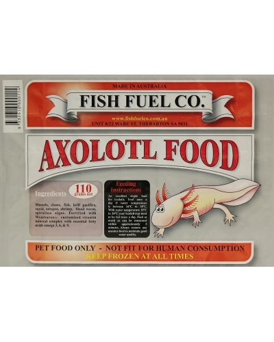 Fish Fuel Co Axolotl Food 110g