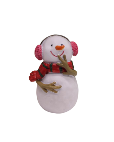 Christmas Snowman with Ear Muffs