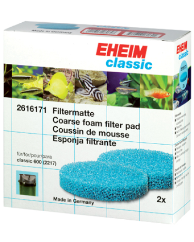 Eheim Classic 600 (2217) Coarse Blue Filter Pads