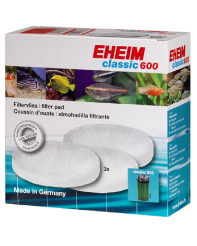 Eheim Classic 600 (2217) White Wool Filter Pads
