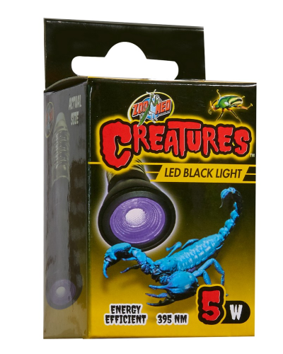 Zoo Med Creatures LED Black Light 5w