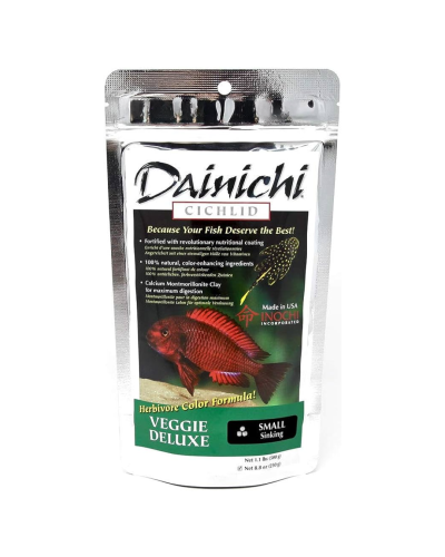 Dainichi Cichlid Veggie Deluxe Sinking Small Pellet 250g
