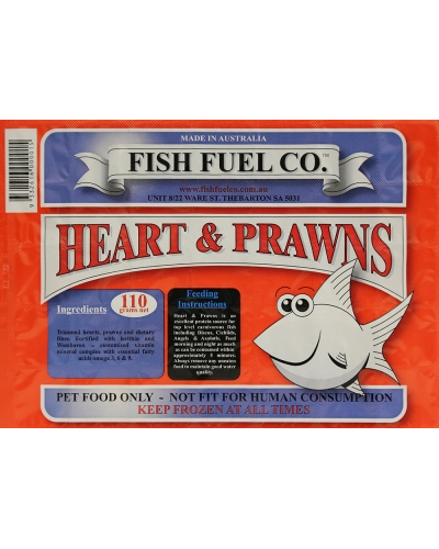 Fish Fuel Co Heart & Prawns 110g
