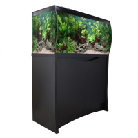 Flex Cabinet shown under Black Flex 123L Aquarium (sold separately)|