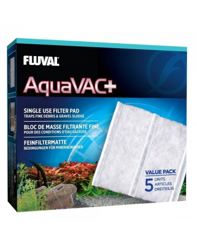 Fluval Aqua VAC+ Replacement Fine Filter Pad (5 Pack)
