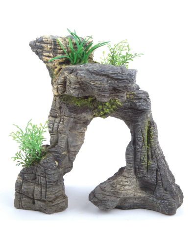 Greystone Arch With Plants - Small