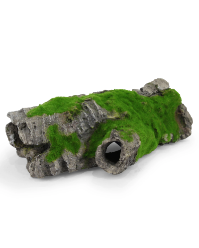 Hidey Hole Log With Moss - Medium