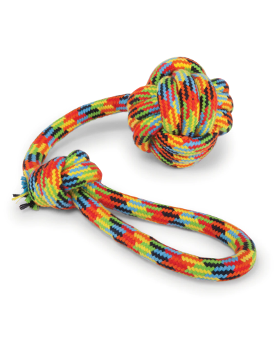 Kazoo Braided Rope with Sling & Knot Ball - Medium