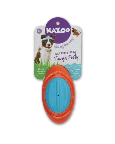 Kazoo Extreme Play Dog Tough Footy Ball - Medium
