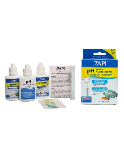 API Deluxe pH Test Kit With Liquid Adjusters