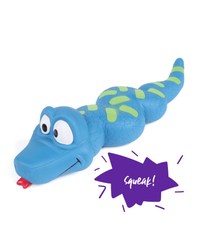 Kazoo Sneaky Snake Squeaky Dog Toy - Large