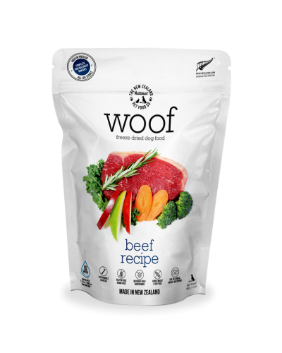 Woof Freeze Dried Dog Food Beef 280g