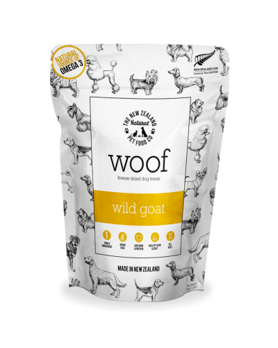 Woof Freeze Dried Dog Food Wild Goat 50g